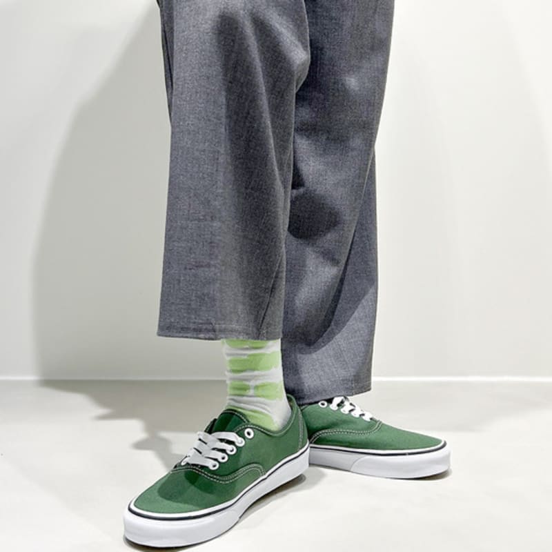 YELLOWSOCKS NUBE GREEN GREY