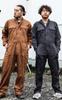 Kurodaruma Long Sleeve Clothes Jumpsuit 49058 Cotton Work Clothes Annual Coveralls Easy To Move All Seasons [Musashino Uniform] 100% Year-round Men's