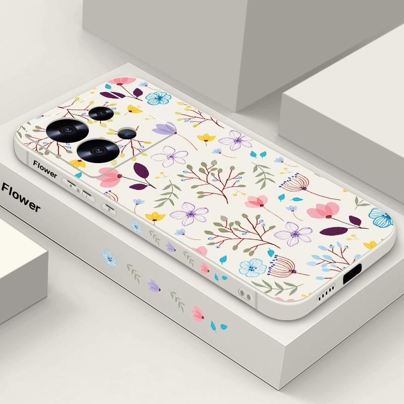 

Чехол-шнурок с принтом мелких цветов для Xiaomi Poco X6 X5 F6 14T 13T Pro Redmi Note 13 14 4G 12 13 14 Pro Plus 5G TPU Чехол для телефона Redmi Note 13 4G