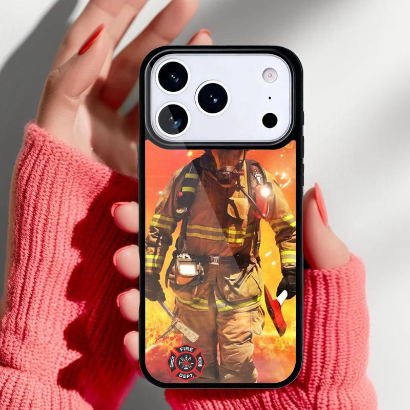 fire fireman firefighter Phone Case for iPhone 17 16 15 14 13 Pro Max Back Cover for 12 11 Pro Coque