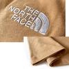 The North Face Женская футболка оверсайз с коротким рукавом, миндального цвета, размер M, с вышивкой, простой дизайн, логотип,