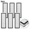 6-Pack Filters Replacement for Xiaomi For Mijia 5 Pro OV21CN Robot Vacuum Cleaner Vacuum Cleaner Filter Accessories