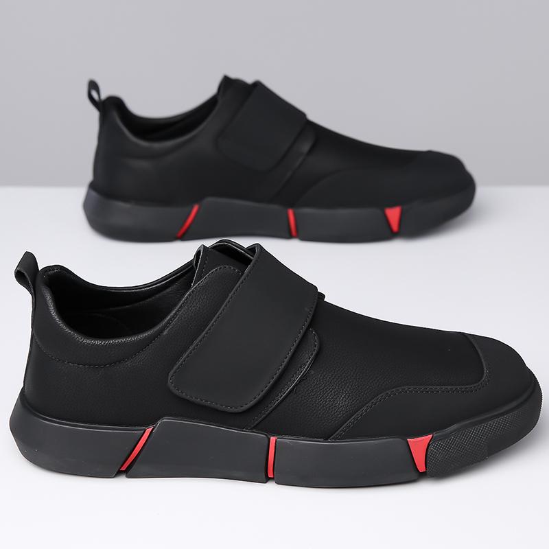 Fashion Casual Leather Shoes for Men Leisure Walk Male Sneakers Retro Style Tenis Masculino Non-Slip Treking Footwear Outdoor Trainers