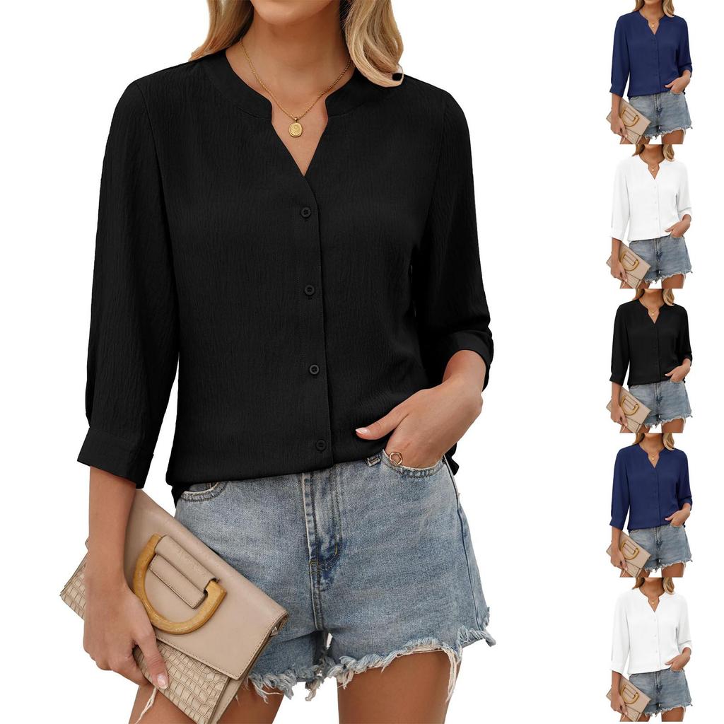 Women's Fashionable Casual -colored Top