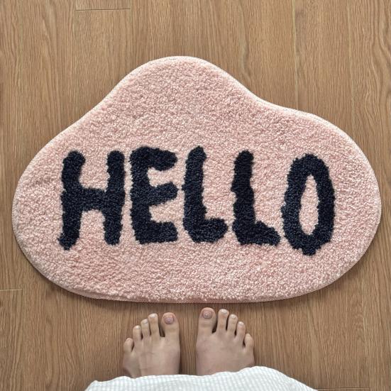 Anti-Slip Floor Mat Absorbent Imitation Cashmere Kitchen Bathroom Mat Oil-resistant Sink Mat Multifunctional Living Room Rug