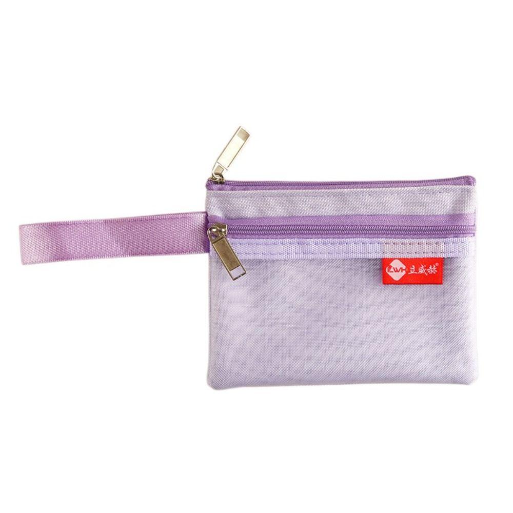 

Прозрачная сумка для хранения, полая мини-сетчатая косметичка, подарки, сетчатый кошелек на молнии, женская/мужская