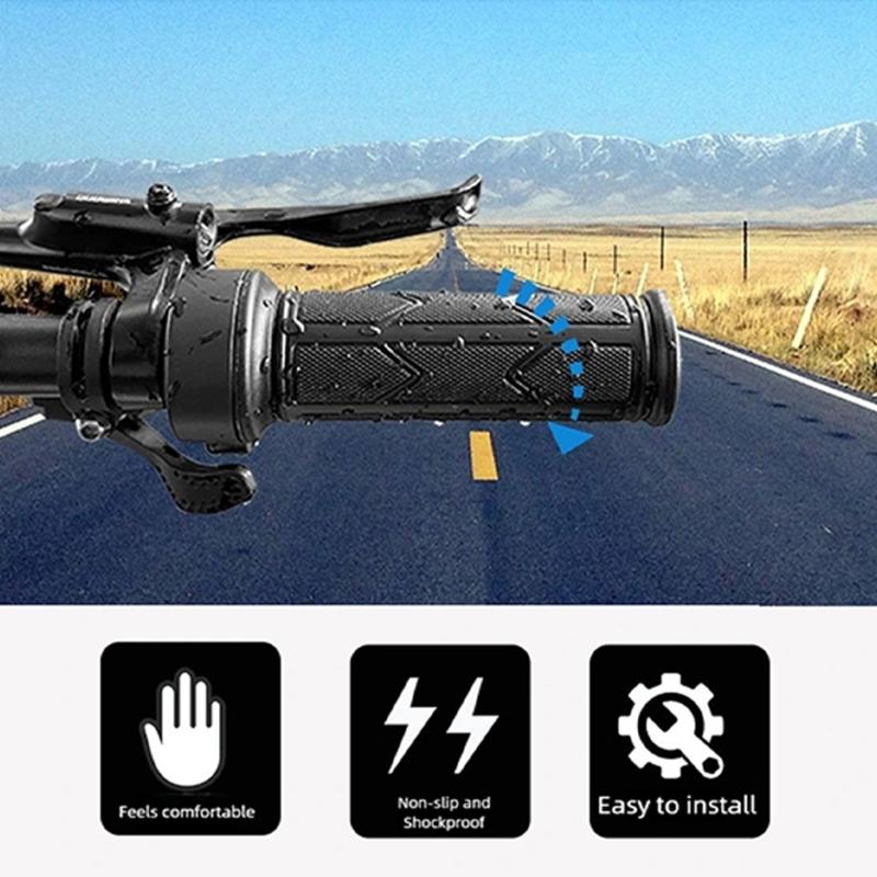 Right Handle Throttle Bicycles Electric Bike Twist Throttle Grip ABS Material Tool Free Installation Ergonomic Design
