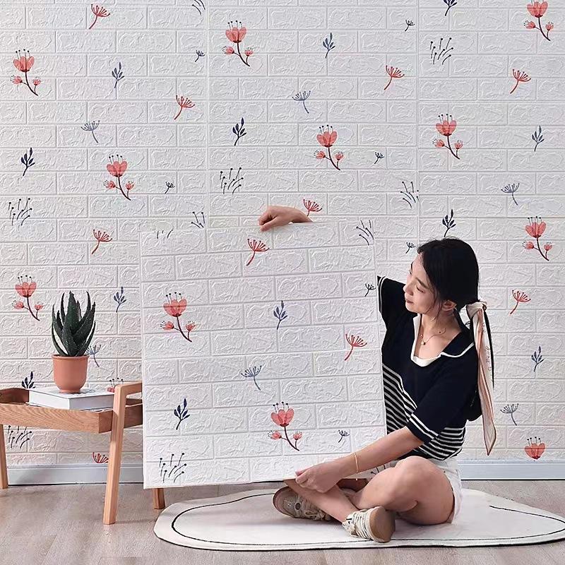 

1/5/10 шт. 70*38 см 3D самоклеящиеся обои наклейки на кирпичную стену домашний декор обои для стен DIY спальня Papel De Parede 35*38.5cm