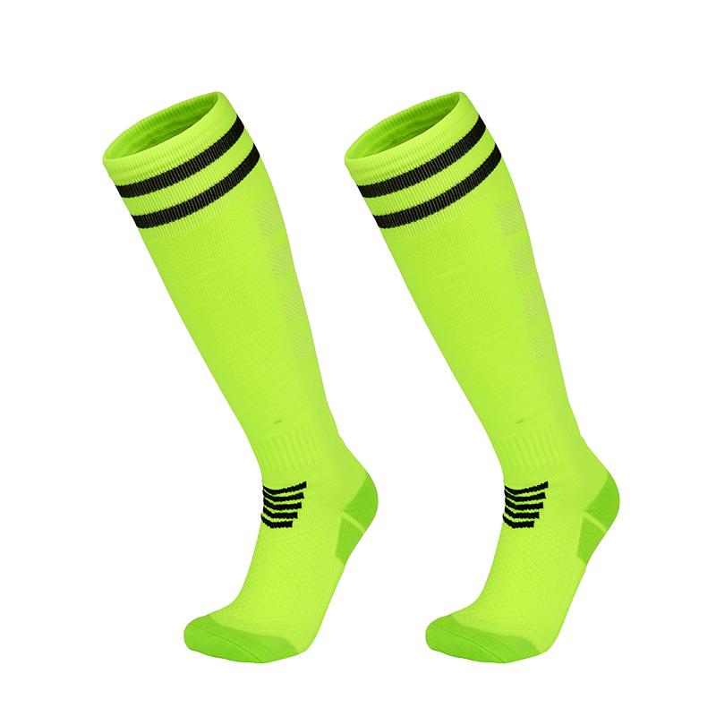 Towel Bottom Soccer Socks Breathable Knee High Training Long Stocking Adults Youths Kids Practical Competition Football Socks