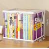 Extra Thick Transparent Book Storage Box for Classrooms and Homes