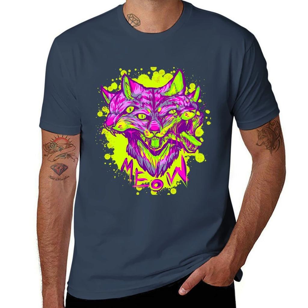 Meow TShirt Fashion Casual Short Sleeve TShirt
