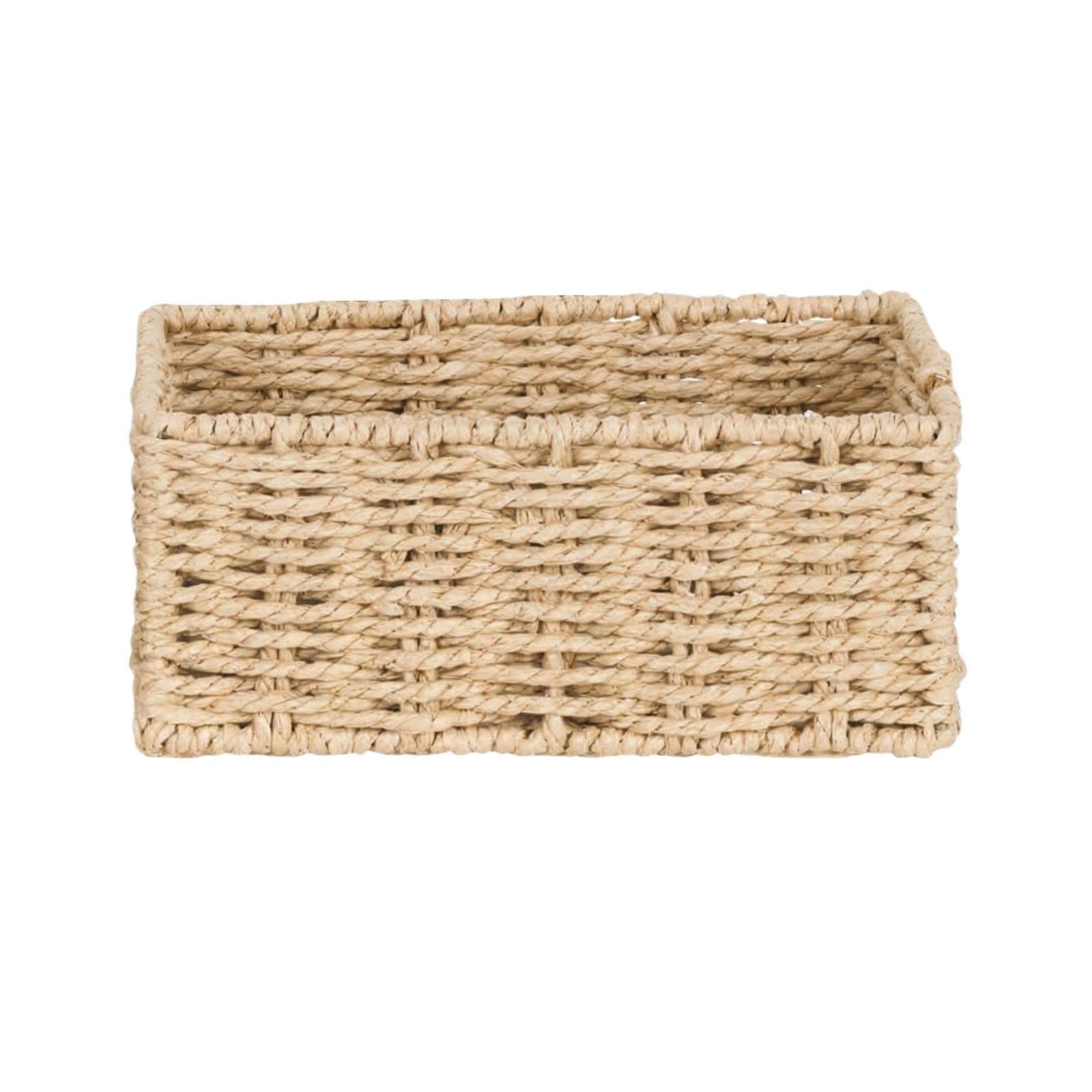 Paper Rope Woven Storage Basket Handmade Woven Basket Desktop Snack And Sundry Storage Basket One Size 1560₽