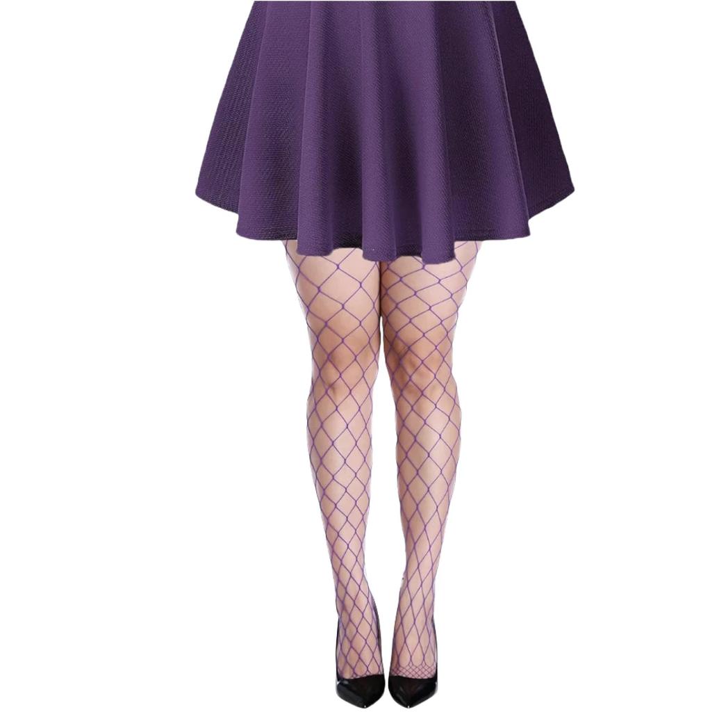 Collant a Rete Autunnali Collant Sexy Biancheria Intima Invernale Collant Erotici Calzetteria Multicolore Leggings a Rete Eleganti per Donna