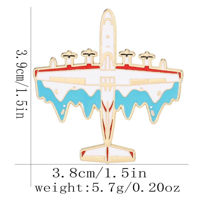 Military Aircraft Pin Set Enamel Badge Collectible Souvenir Backpack Decor Fan Gift Warplane Brooch Jet Accessory