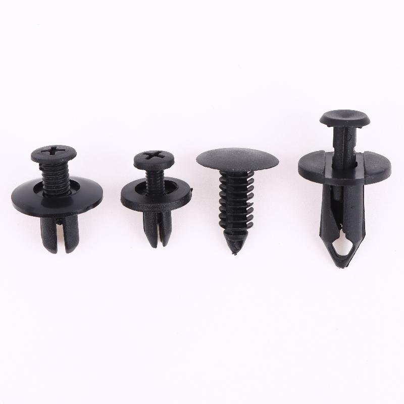 190 Buc Clipuri de Fixare Auto Kit Elemente de Fixare din Plastic 6 Dimensiuni Set Nituri cu Pini de Apăsare Auto Clipuri Nituri cu Apăsare pentru Caroserie Bară de Protecție