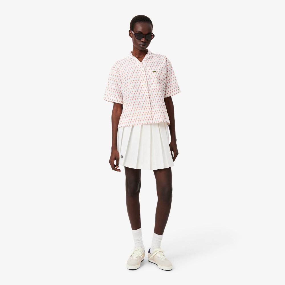 [Lacoste] Women s Roland Garros Tennis Skirt JF0589-56G70V 34