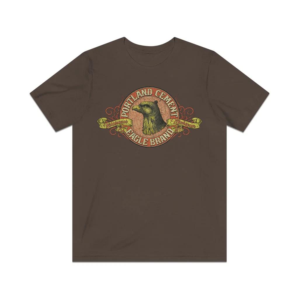 Eagle Brand Portland Cement 1871 Vintage Men s T shirt L