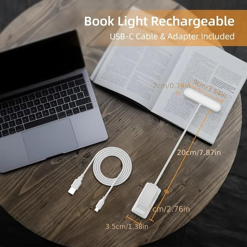 Xiaomi LED Clip On Reading Light Button Type Stepless Dimming Clip Type Book Light 360 Degree Freely Rotatable Suitable for Home Office