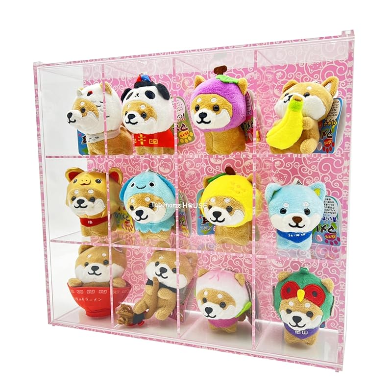 

Traveling Mameshiba Tabimame HOUSE collection case acrylic House [Case only, mascot not included] (Mameko Pink)