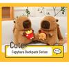 Cute Capybara Backpack Plush Toy Doll Stuffed Animal Gift for Girls' Birthday