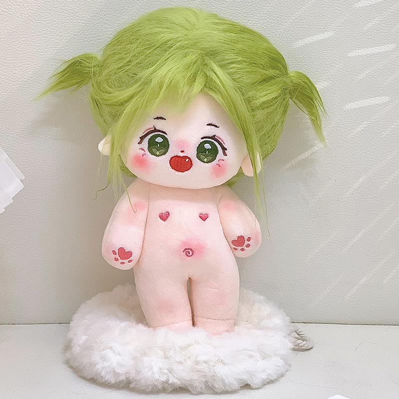20cm Kawaii Idol Plush Cotton Doll Toys Stuffed Super Star Figure Dolls Cute Fat Body Can Change Clothes Fans Collection Gifts