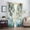 2 Pieces Fantasy Forest Scenery Print Curtains - Polyester Fabric   Machine Washable   Suitable for Bedroom   Kitchen   Living Room