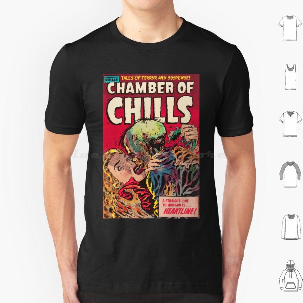 Chamber Of ChillsVintage Comic Book T Shirt Big Size 100 Cotton Chamber Of Chills Horror Comic Books Harvey Ec Comics Of S