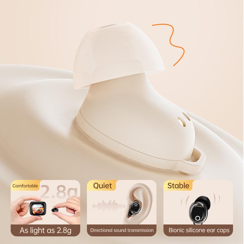 In-Ear Stereo Sound Bluetooth Earphones with Touch Control Color Screen Charging Case Portable Wireless Headsets AI Intelligent Translation