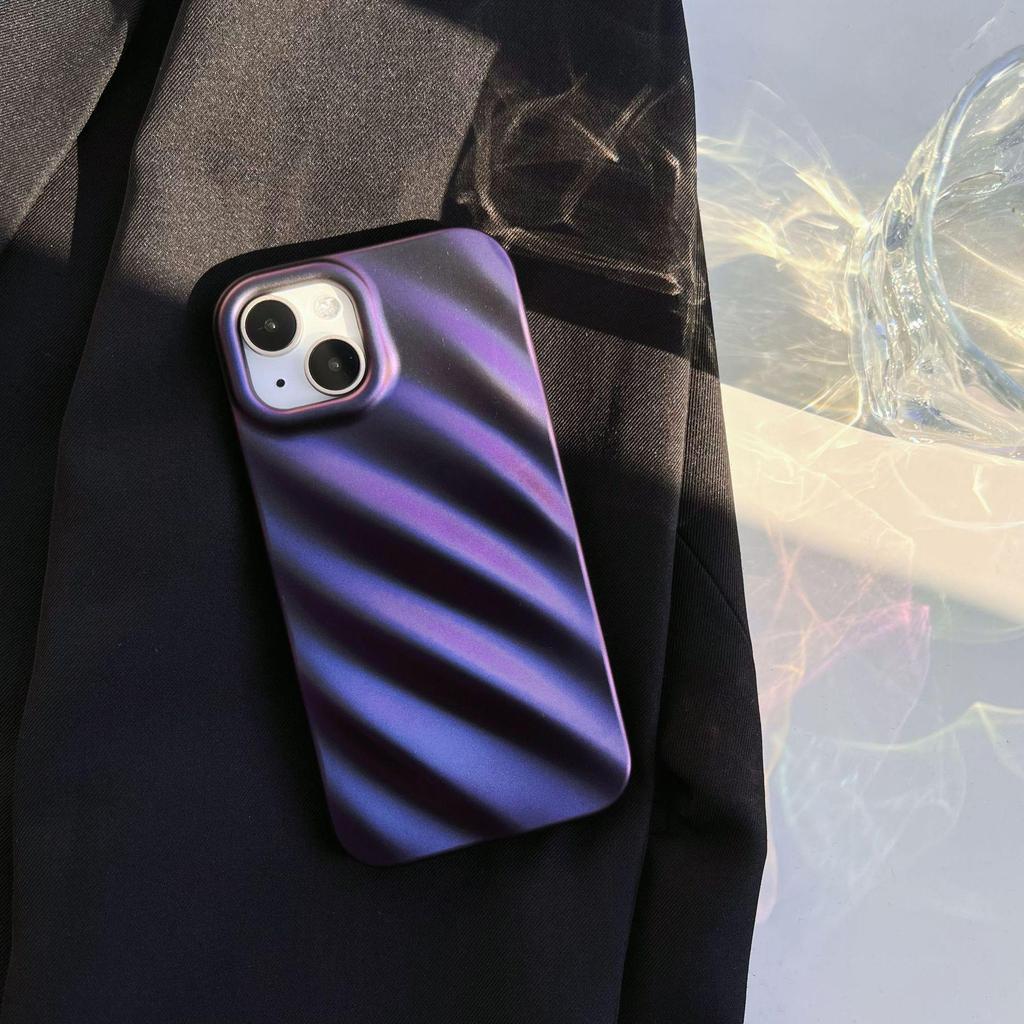Creative Purple Phone Case Suitable for iPhone 11, iPhone 12, iPhone 13