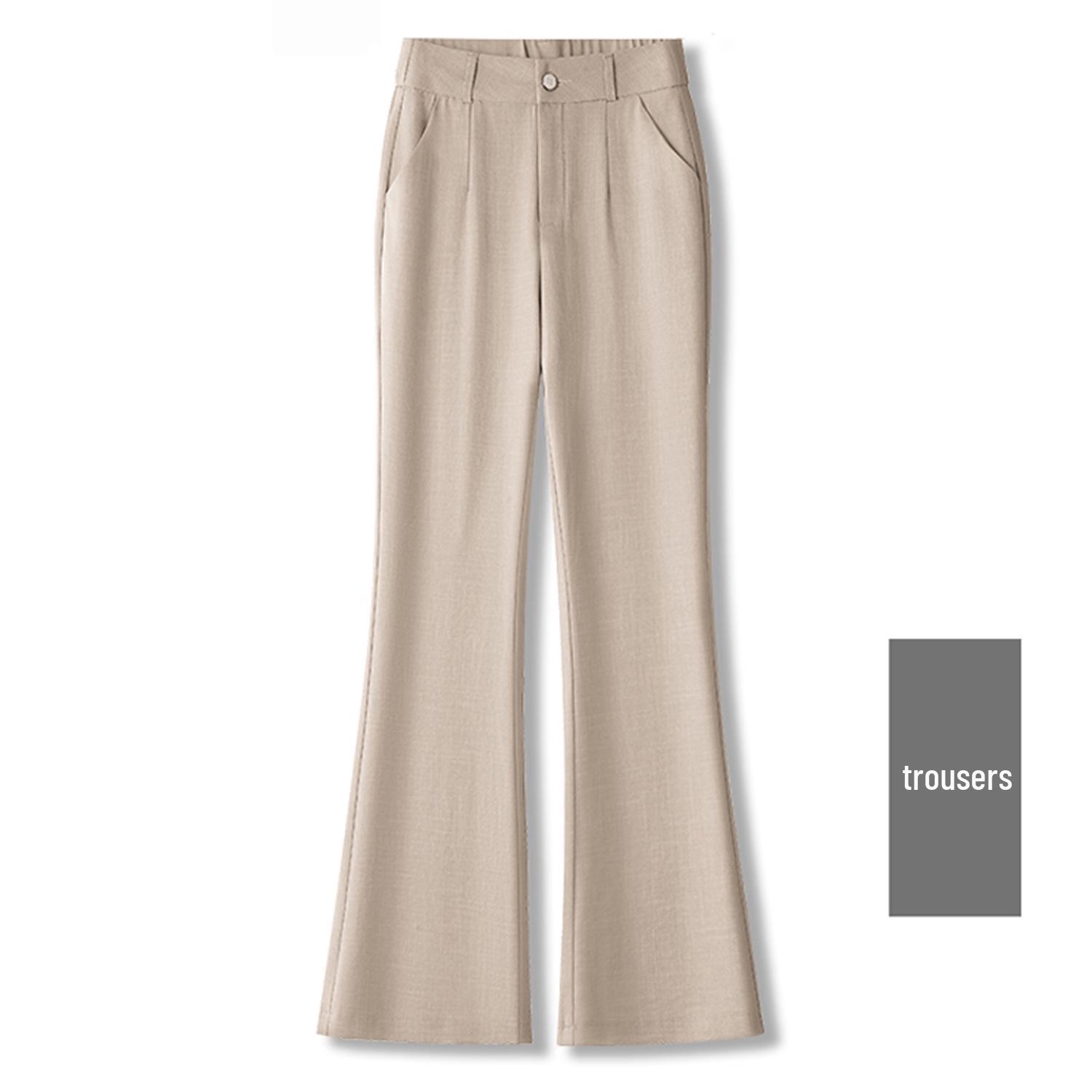 

Женские утягивающие брюки клеш с высокой посадкой - Универсальная мода для весны и осени 2025 XL