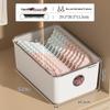 3-in-1 Dustproof Underwear and Sock Organizer with Lid