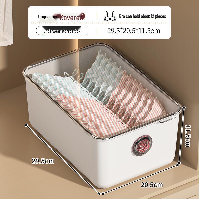 3-in-1 Dustproof Underwear and Sock Organizer with Lid