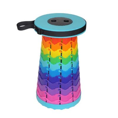 Telescopic Fishing Chair with Adjustable Height, Portable and Foldable Plastic Seat for Outdoor Use for Hiking Fishing