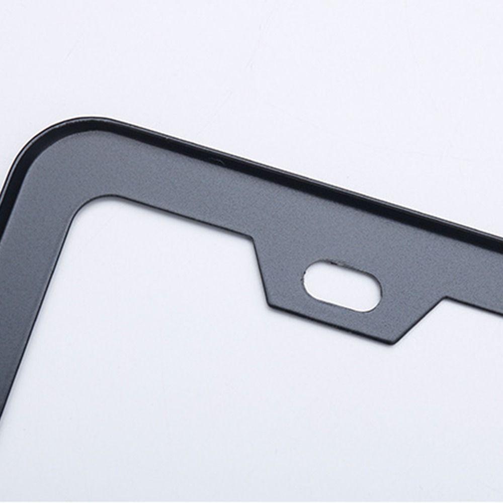 2Pcs Universal Car License Plate Frame 2 Hole Truck License Plate  Car Truck