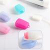 10 Pieces Colorful Silicone Toothbrush Protectors Covers Caps Compacts Travel Accessories With Dustproof Closure