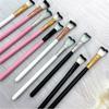 1 Pcs Lash Shampoo Curved Brush For Eyelash Extension Cleansing Soft Makeup Removal Bath Swoop Brush Tools