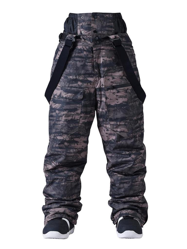 Unisex Windproof Waterproof Camouflage Ski & Snowboard Pants for Winter Outdoor Activities