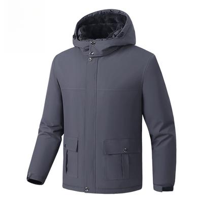 Fashionable Versatile Men's Thickened Warm Winter Jacket Cotton Clothing Wrinkle-resistant Lightweight Soft and Comfortable Long-sleeved Down Jacket