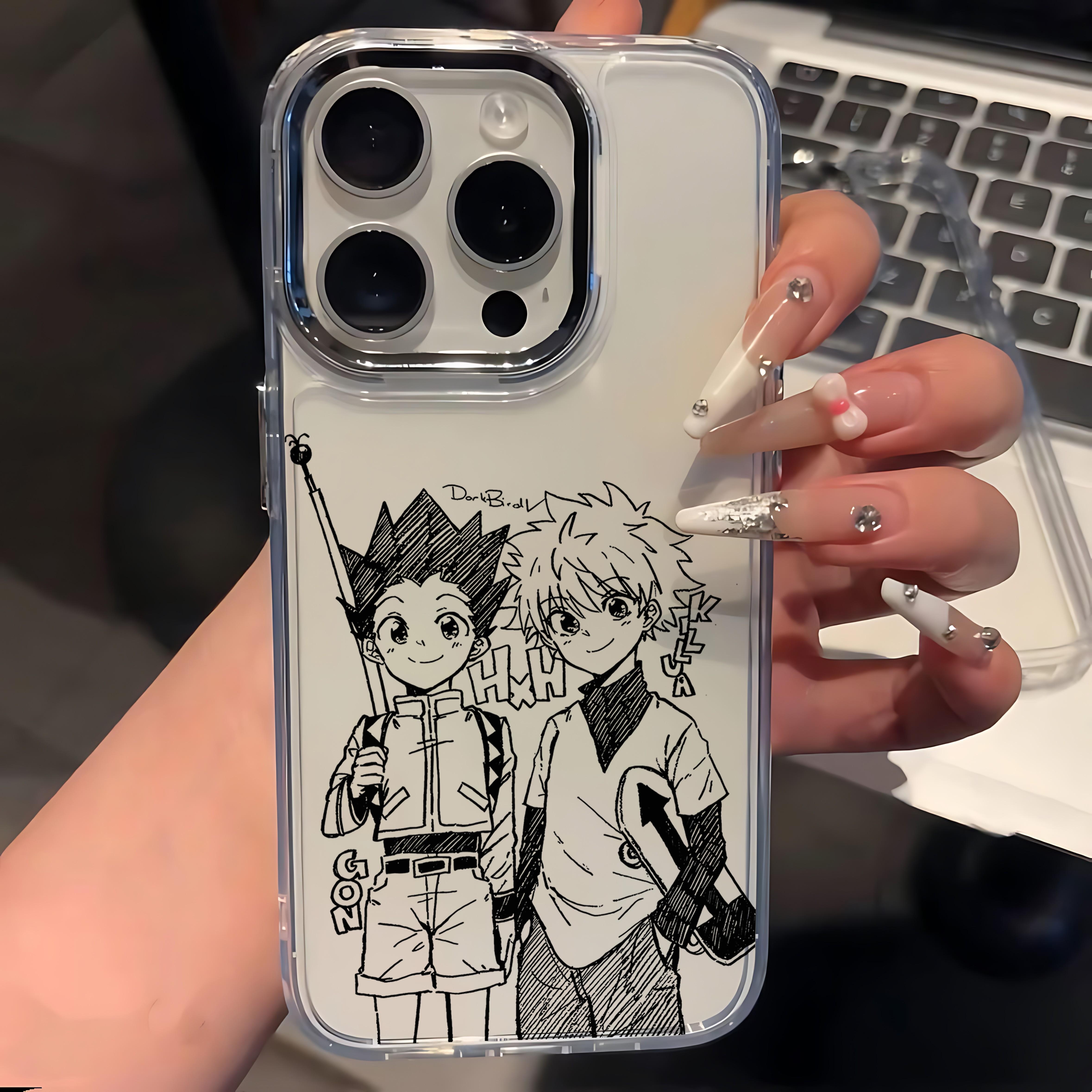 

Black HUNTER×HUNTER Anime Hot Phone Case For IPhone 17 16e 16 15 14 13 12 11 Mini Pro Max X XR XSMAX 8 7 Air Plus Soft Cover iPhone 17 Air