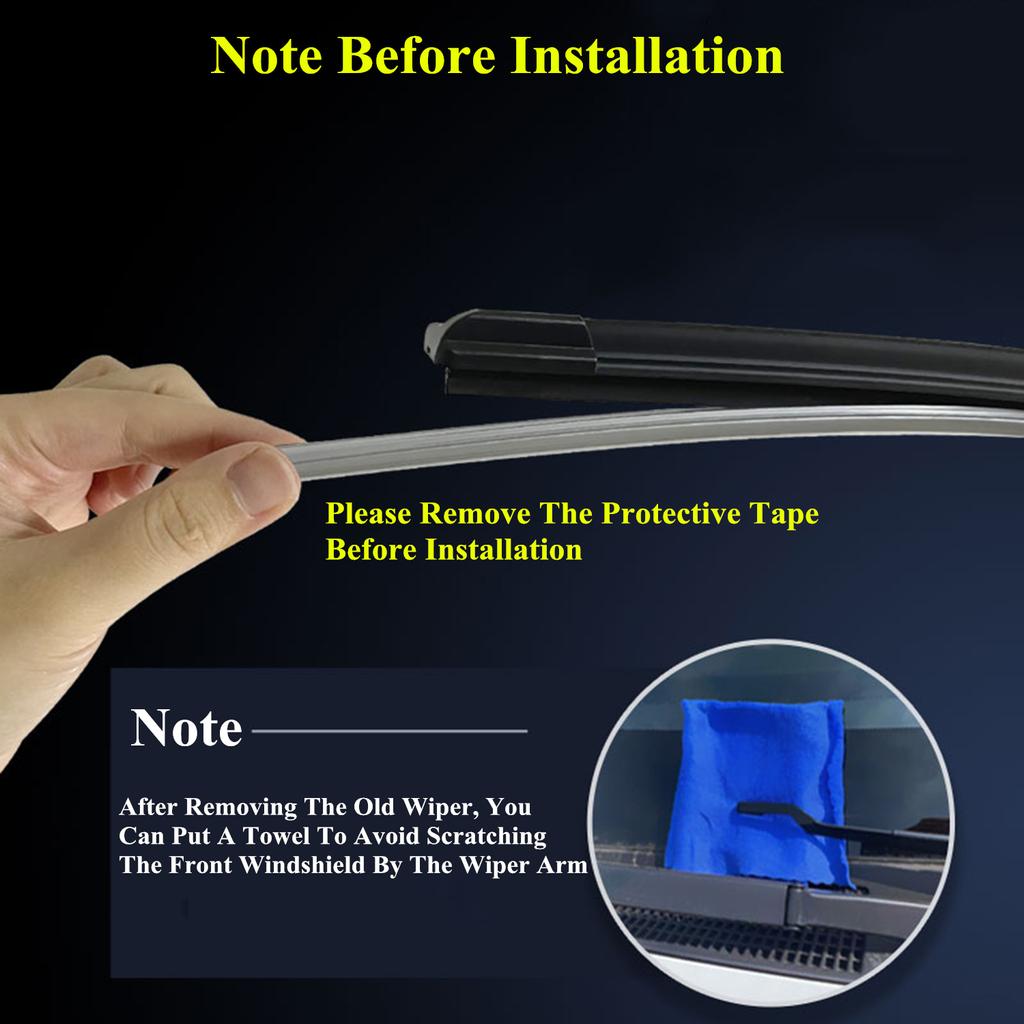 Front Windscreen Wiper Blade Brushes Cutter for Suzuki Jimny JB64 JB74    2022 Windshield Window