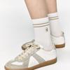 DEPOUND Two Stripe Socks (2P) - Beige/green