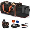 Odoland Extra Large Pet Carrier with 60cm 25cm for 2 Includes Cat Litter Removable and Food Suitable for Dogs and Travel Carrier Bag for Preparedness