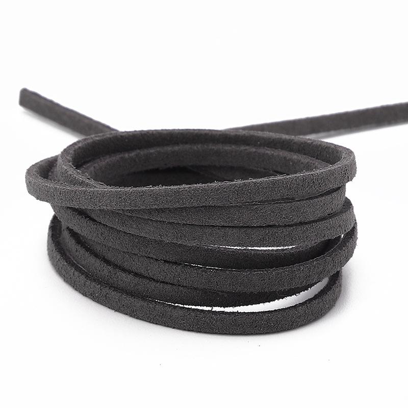 Korean suede rope for DIY jewelry making, 3mm braided wire for bracelets and necklaces. Add a touch of handmade to your accessories!