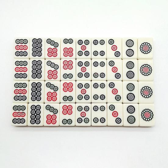 1 Set Mini Mahjong Leicht Tragbar Mini Mahjong Spielset Klassisch