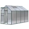 Greenhouses Greenfingers Aluminum Greenhouse House Garden Shed Polycarbonate 2.52X1.9M
