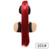 Magic stick ponytail synthetic wig long straight ponytail wig female wig heat-resistant for daily gatherings