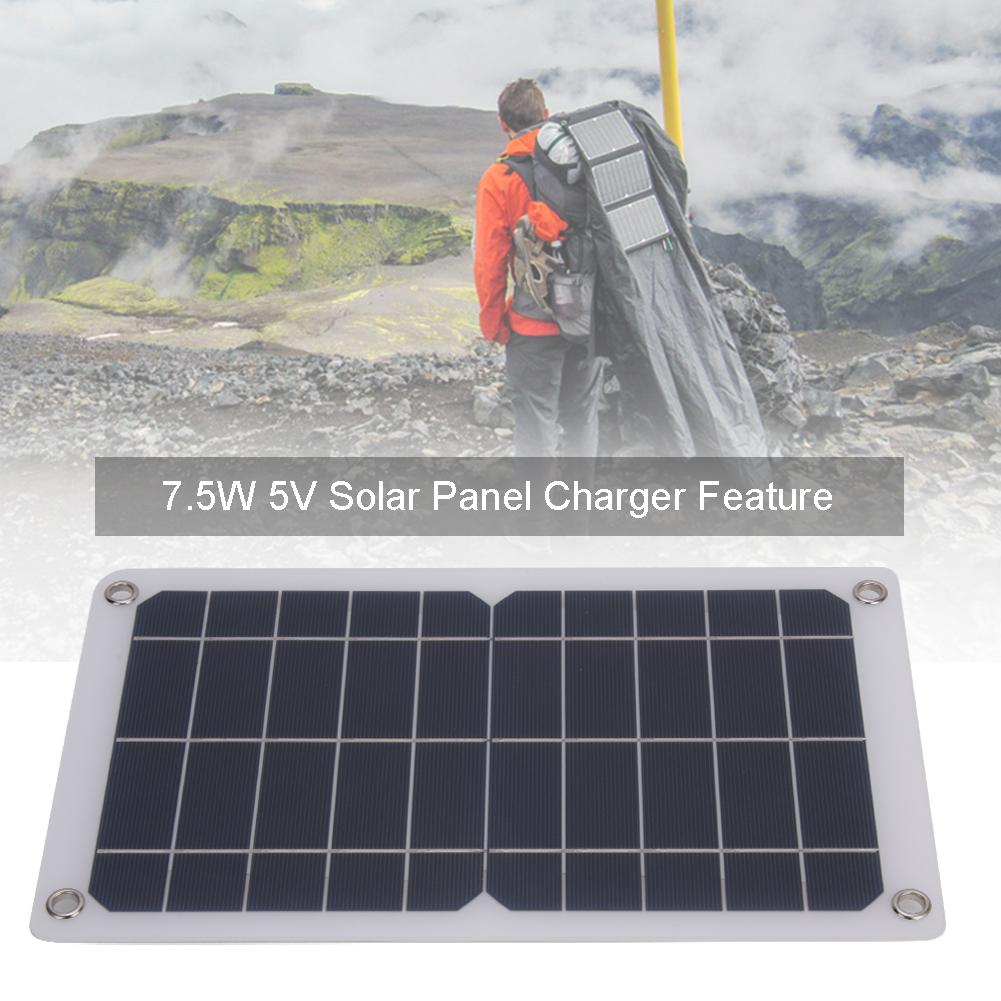 7.5W 5V High Quality Monocrystalline Solar Energy Photovoltaic Module Charging Panel Charger