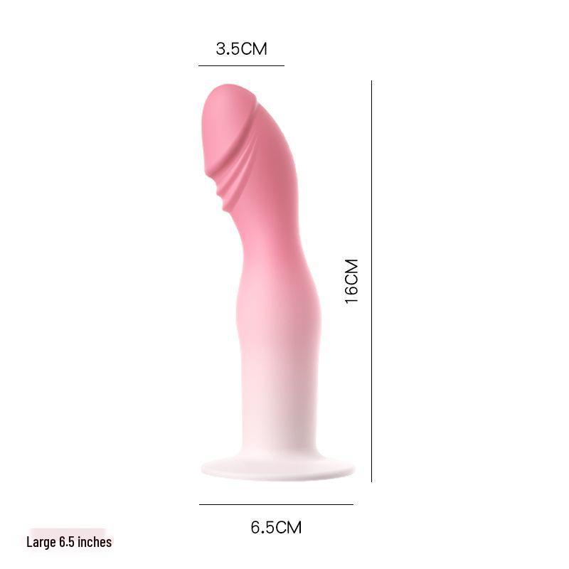 Gradient Silicone Female Masturbator Toy