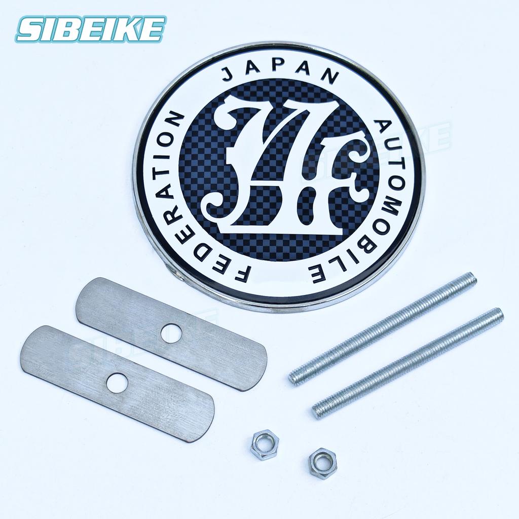 Accessories Car 3D Metal Decals Sticker Emblem Japan Automobile Federation Car Front Grill Badge Emblem