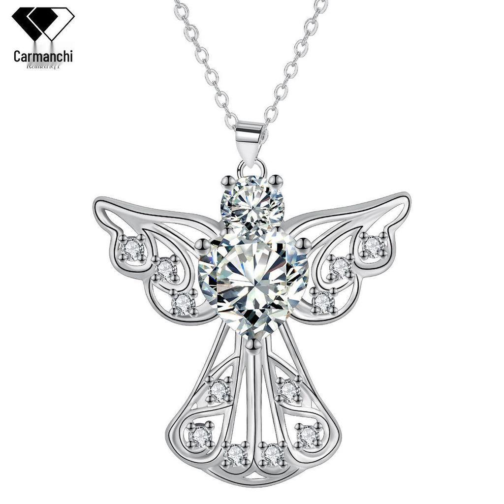 Angel Descent Style Cartoon Necklace - European and American Fashion for Women